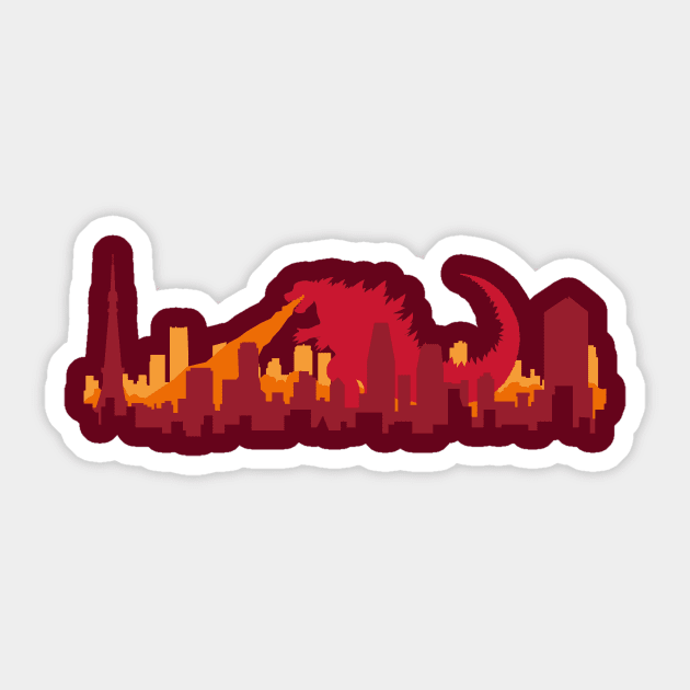 retro rampage Sticker by MKZ